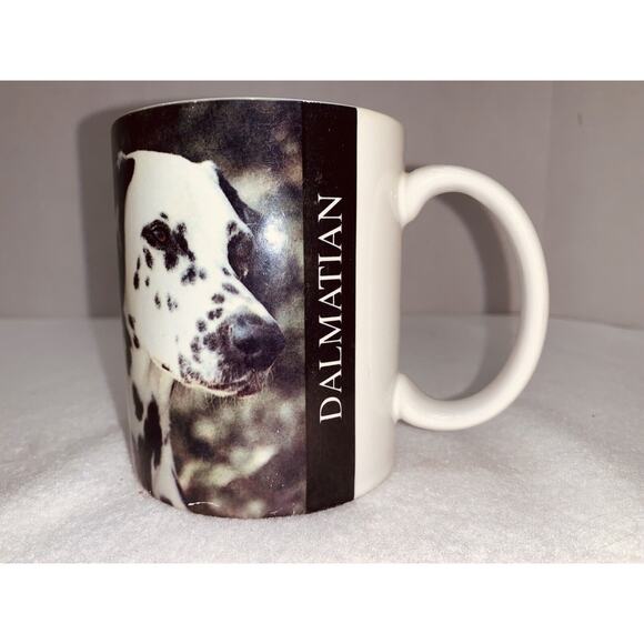 XPRES Dalmation Dog Breed Coffee Mug 1994 Photo Barbara Augello Breed History - Picture 1 of 7